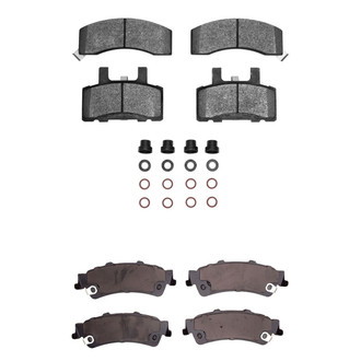 R1 Concepts® - Performance Off-Road/Tow High Friction Formulation Front and Rear Brake Pad Set