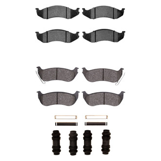 R1 Concepts® - Performance Off-Road/Tow High Friction Formulation Front and Rear Brake Pad Set