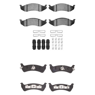 R1 Concepts® - Performance Off-Road/Tow High Friction Formulation Front and Rear Brake Pad Set