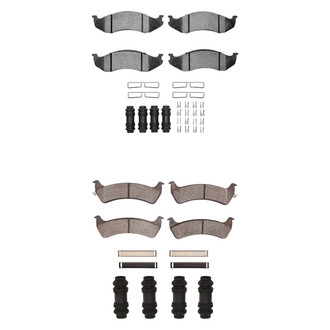 R1 Concepts® - Performance Off-Road/Tow High Friction Formulation Front and Rear Brake Pad Set