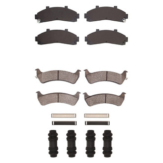 R1 Concepts® - Performance Off-Road/Tow High Friction Formulation Front and Rear Brake Pad Set