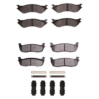 R1 Concepts® - Performance Off-Road/Tow High Friction Formulation Front and Rear Brake Pad Set