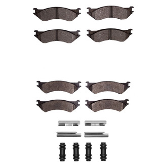 R1 Concepts® - Performance Off-Road/Tow High Friction Formulation Front and Rear Brake Pad Set