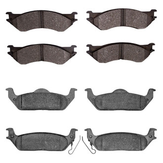 R1 Concepts® - Performance Off-Road/Tow High Friction Formulation Front and Rear Brake Pad Set