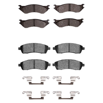 R1 Concepts® - Performance Off-Road/Tow High Friction Formulation Front and Rear Brake Pad Set