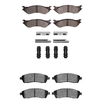R1 Concepts® - Performance Off-Road/Tow High Friction Formulation Front and Rear Brake Pad Set