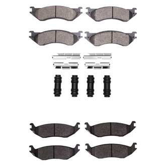 R1 Concepts® - Performance Off-Road/Tow High Friction Formulation Front and Rear Brake Pad Set