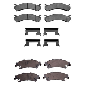R1 Concepts® - Performance Off-Road/Tow High Friction Formulation Front and Rear Brake Pad Set