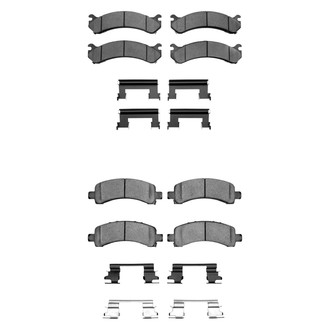 R1 Concepts® - Performance Off-Road/Tow High Friction Formulation Front and Rear Brake Pad Set