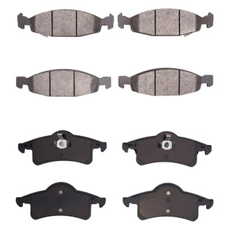 R1 Concepts® - Performance Off-Road/Tow High Friction Formulation Front and Rear Brake Pad Set