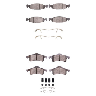 R1 Concepts® - Performance Off-Road/Tow High Friction Formulation Front and Rear Brake Pad Set