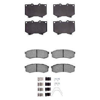 R1 Concepts® - Performance Off-Road/Tow High Friction Formulation Front and Rear Brake Pad Set
