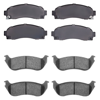 R1 Concepts® - Performance Off-Road/Tow High Friction Formulation Front and Rear Brake Pad Set