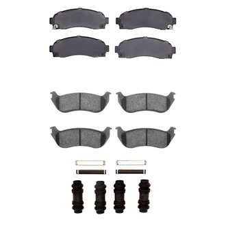 R1 Concepts® - Performance Off-Road/Tow High Friction Formulation Front and Rear Brake Pad Set