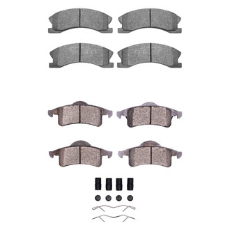 R1 Concepts® - Performance Off-Road/Tow High Friction Formulation Front and Rear Brake Pad Set