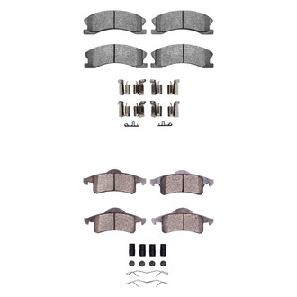 R1 Concepts® - Performance Off-Road/Tow High Friction Formulation Front and Rear Brake Pad Set