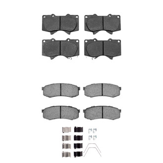 R1 Concepts® - Performance Off-Road/Tow High Friction Formulation Front and Rear Brake Pad Set