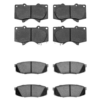 R1 Concepts® - Performance Off-Road/Tow High Friction Formulation Front and Rear Brake Pad Set