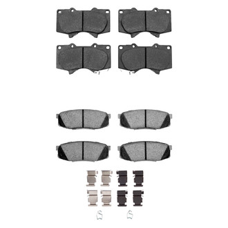 R1 Concepts® - Performance Off-Road/Tow High Friction Formulation Front and Rear Brake Pad Set