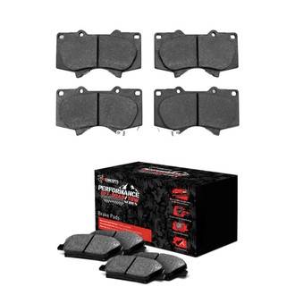 R1 Concepts® - Performance Off-Road/Tow High Friction Formulation Front and Rear Brake Pad Set