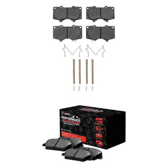 R1 Concepts® - Performance Off-Road/Tow High Friction Formulation Front and Rear Brake Pad Set