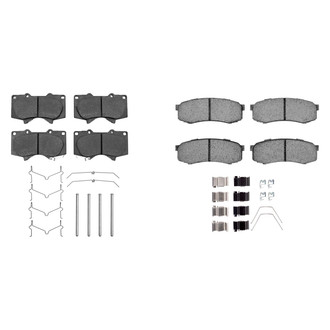 R1 Concepts® - Performance Off-Road/Tow High Friction Formulation Front and Rear Brake Pad Set