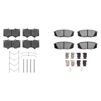 R1 Concepts® - Performance Off-Road/Tow High Friction Formulation Front and Rear Brake Pad Set
