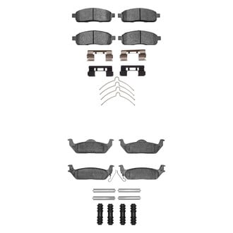 R1 Concepts® - Performance Off-Road/Tow High Friction Formulation Front and Rear Brake Pad Set