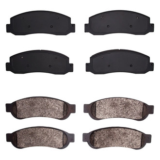 R1 Concepts® - Performance Off-Road/Tow High Friction Formulation Front and Rear Brake Pad Set