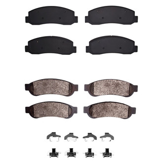 R1 Concepts® - Performance Off-Road/Tow High Friction Formulation Front and Rear Brake Pad Set