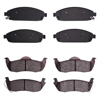 R1 Concepts® - Performance Off-Road/Tow High Friction Formulation Front and Rear Brake Pad Set