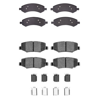 R1 Concepts® - Performance Off-Road/Tow High Friction Formulation Front and Rear Brake Pad Set