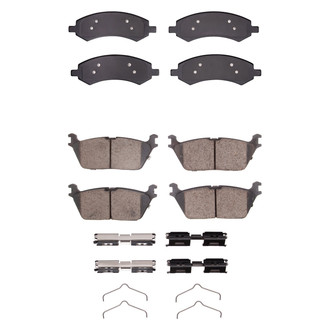 R1 Concepts® - Performance Off-Road/Tow High Friction Formulation Front and Rear Brake Pad Set