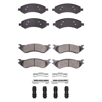 R1 Concepts® - Performance Off-Road/Tow High Friction Formulation Front and Rear Brake Pad Set