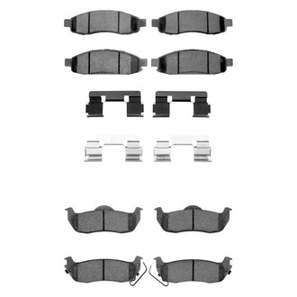R1 Concepts® - Performance Off-Road/Tow High Friction Formulation Front and Rear Brake Pad Set