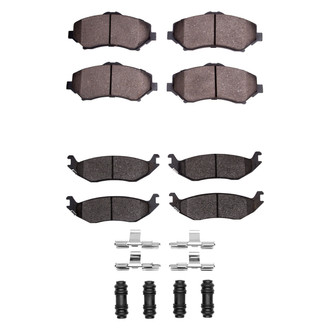 R1 Concepts® - Performance Off-Road/Tow High Friction Formulation Front and Rear Brake Pad Set