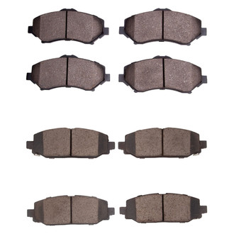R1 Concepts® - Performance Off-Road/Tow High Friction Formulation Front and Rear Brake Pad Set