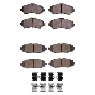R1 Concepts® - Performance Off-Road/Tow High Friction Formulation Front and Rear Brake Pad Set