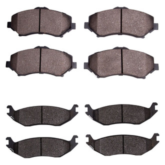 R1 Concepts® - Performance Off-Road/Tow High Friction Formulation Front and Rear Brake Pad Set