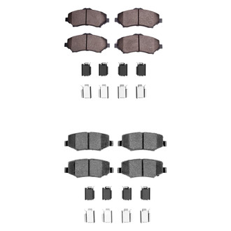 R1 Concepts® - Performance Off-Road/Tow High Friction Formulation Front and Rear Brake Pad Set