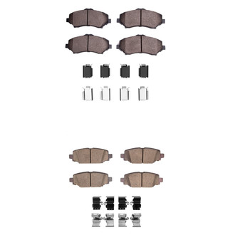 R1 Concepts® - Performance Off-Road/Tow High Friction Formulation Front and Rear Brake Pad Set