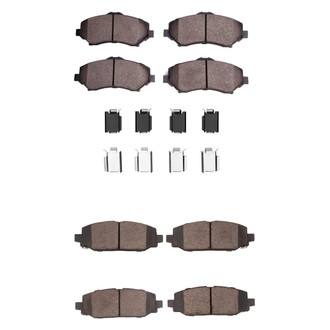 R1 Concepts® - Performance Off-Road/Tow High Friction Formulation Front and Rear Brake Pad Set