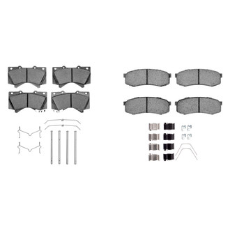 R1 Concepts® - Performance Off-Road/Tow High Friction Formulation Front and Rear Brake Pad Set