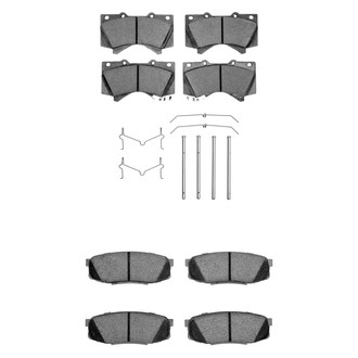 R1 Concepts® - Performance Off-Road/Tow High Friction Formulation Front and Rear Brake Pad Set