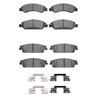 R1 Concepts® - Performance Off-Road/Tow High Friction Formulation Front and Rear Brake Pad Set