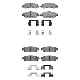 R1 Concepts® - Performance Off-Road/Tow High Friction Formulation Front and Rear Brake Pad Set