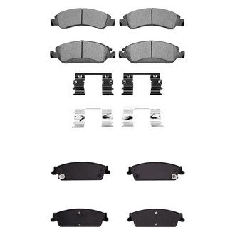 R1 Concepts® - Performance Off-Road/Tow High Friction Formulation Front and Rear Brake Pad Set