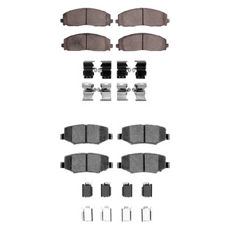 R1 Concepts® - Performance Off-Road/Tow High Friction Formulation Front and Rear Brake Pad Set