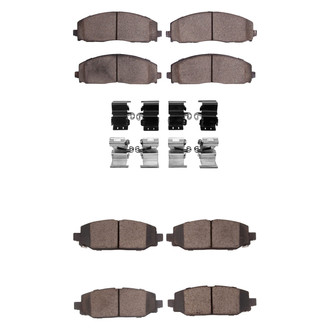 R1 Concepts® - Performance Off-Road/Tow High Friction Formulation Front and Rear Brake Pad Set