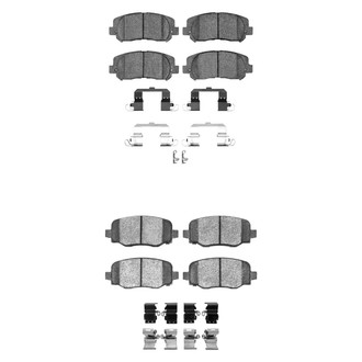 R1 Concepts® - Performance Off-Road/Tow High Friction Formulation Front and Rear Brake Pad Set